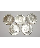 1964 Kennedy 50C Half Dollar Lot 90% Silver Coins No Mint Mark - $1,400.33 MXN