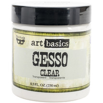 Finnabair Art Basics Gesso 8.5oz Jar-Clear. - $394.26 MXN