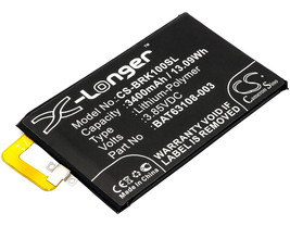 Battery for BlackBerry BBB100-1, BBB100-1 TD-LTE, BBB100-2, BBB100-3, BBB100-6, - £15.06 GBP