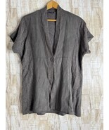 Gerry Weber Size M Gray Cardigan Sweater One-button Women’s - $183.65 MXN