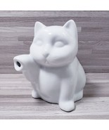 HIC 8 oz. White Cat Porcelain Creamer - $12.57