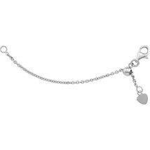 Sterling Silver 1.5 mm Adjustable 3&quot; Cable Chain Extender - £37.00 GBP