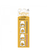 Sanrio Gudetama Page Clip Bookmarks 6-Pack Multi-Color - £10.14 GBP