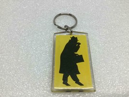 Vintage Cartoon Character Key Ring Dick Tracy Keychain Porte-Clés Dessin Animé - £6.13 GBP