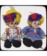 Marie Osmond Fine Porcelain Twins Rosie &amp; Rags Clowning Around - $29.99