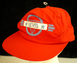 Levi&#39;s J EAN S (Vintage 70s / 80s) Humphreys Usa Made Red Snapback Nos New Hat Cap - £34.36 GBP