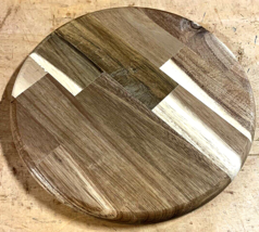Beautiful Kiln Dried Laminated &amp; Finger Jointed Round Acacia Blanks 12&quot; X 1&quot; - £9.35 GBP