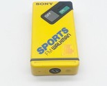 Vintage Sony SRF-4 Sports AM/FM Walkman Radio Earbuds And Belt Tested Works - $39.99