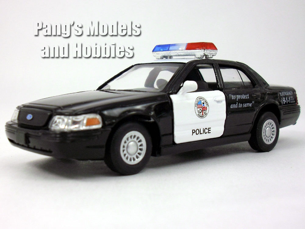Ford Crown Victoria Police Interceptor 1/42 Scale Diecast Model - BLACK ... - $12.86