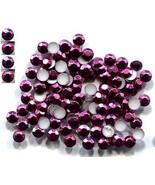 Rhinestuds Faceted CORAL ROSE Hot Fix  2mm  Iron on  2 Gross  288 Pieces - £4.62 GBP