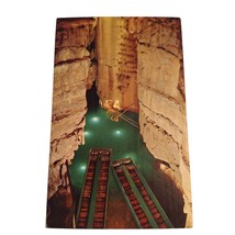 Postcard Crystal Lake In Mammoth Cave Kentucky Chrome Unposted - £5.62 GBP