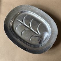 Vintage Wilton Armetale Pewter Footed Platter Tree and Well 14” x 11.5” ... - $24.75