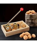 Nizodo NutCracker Tool Heavy Duty Nut Cracker with Wooden Base/Box - $17.15