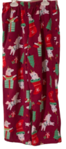Carter&#39;s Girl Fleece Christmas Llama Pajama Sleep Pants Size 10/10A Red - £7.09 GBP
