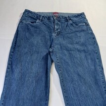 Smith's High Rise Bootcut Women's Size 16 Blue Denim Jeans Measured (34x30) image 12