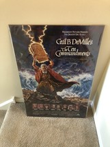 The Ten Commandments 1989 Restored Movie Poster Original Rolled - $34.25
