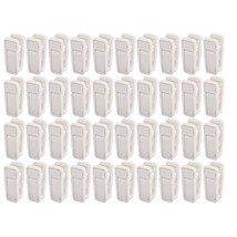 Plastic Baby Hanger Clips, 40 Pcs Slim-Line Finger Clips Set Clothes Hanger Velv - £21.25 GBP