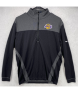 Columbia Lakers Long Sleeve Golf Pullover Mens Size Medium Black Grey 1/... - £19.43 GBP