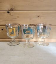 Southern Comfort Steam Ship Set of 3 Nautical Vintage Cocktail Glasses - €30,63 EUR