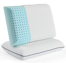 2 Pack Gel Memory Foam Pillow  - £80.38 GBP