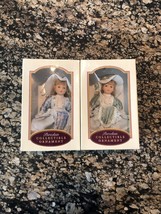 Matching Porcelain Doll Collectible Ornaments - $9.90