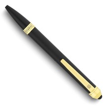 Charles Hubert Black and Gold-tone Banded Ballpoint Pen with Stylus Tip - $56.83