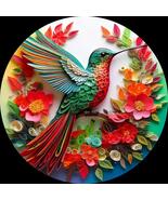 3D Hummingbird Coaster Clip Art 100 PNG Digital Download Bundle VOL 3 - $2.99