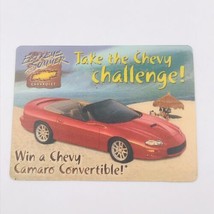 2000 Chevrolet Extreme Summer Camaro Convertible Lenticular Advertising Card  - $9.49