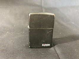 Black Collectible ZIPPO Logo Cigarette Lighter Bradford PA USA - £15.89 GBP