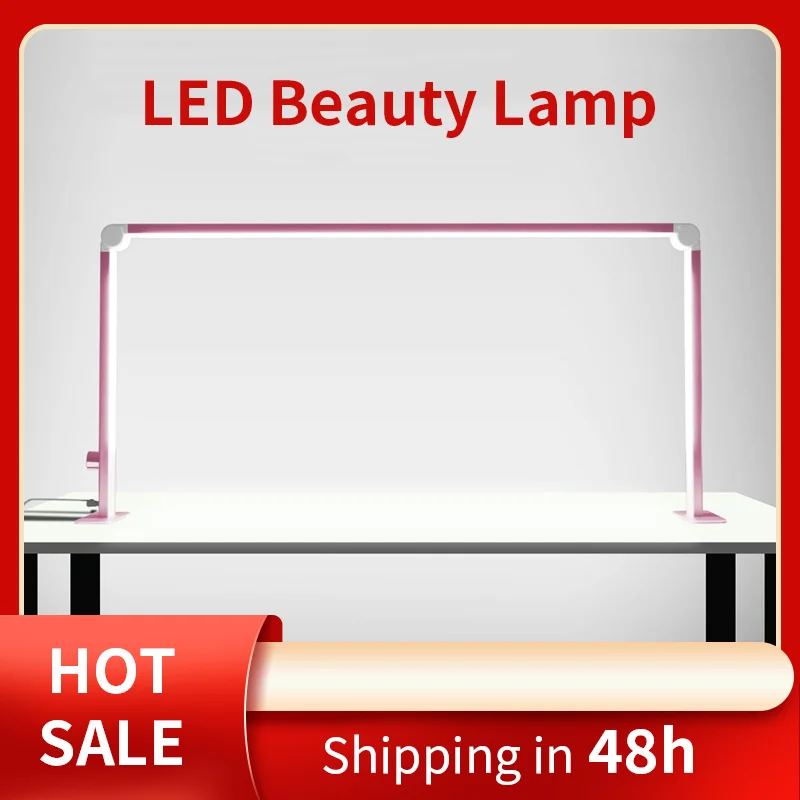 New Half Moon LED Lamp For Nail Eyelash Extension Foldable Reading Beaut... - $122.00