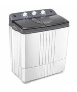 Portable Washing Machine Compact Twin Tub 20 Lbs Capacity Washer Spinner - £240.80 GBP