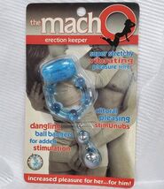The Mach-O Vibrating Erection Keeper (Blue) Nass Toys   image 2