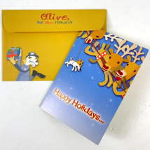 Olive The Other Reindeer Promo Christmas Card 2000 J Otto Seibold +Evps ... - £13.68 GBP