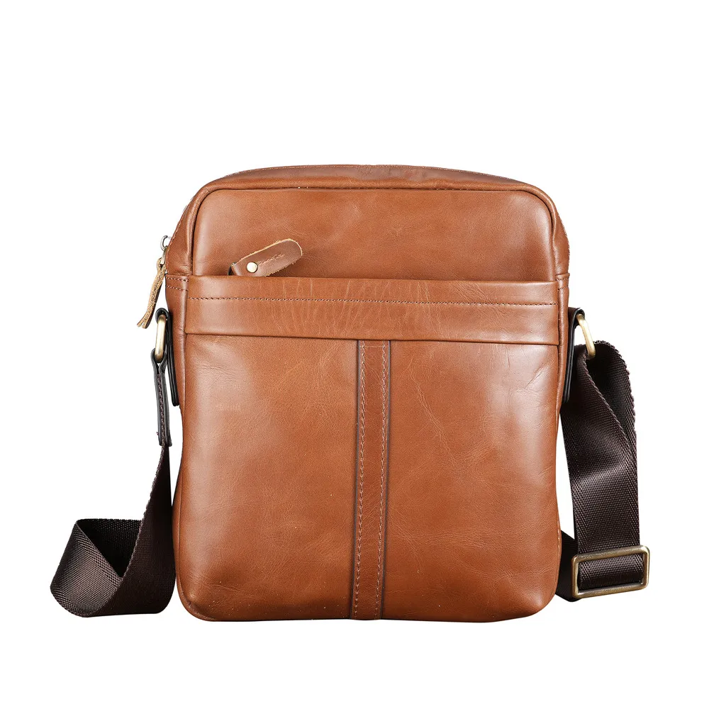 Business Messenger Bag Casual Personality New Leather Men&#39;s one-shoulder... - $69.99