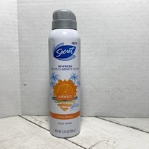 Secret Re-Fresh Body Spray Hawaii Citrus Refresh 3.75 oz New Old Stock - £23.36 GBP