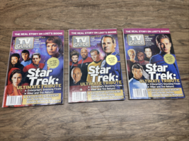 Vintage TV Guide Star Trek Ultimate Tribute Lot of 3 Shatner Bakula Nimo... - $369.07 MXN