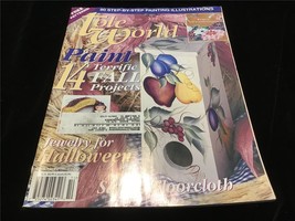 Tole World Magazine October 1999 14 Terrific Fall Projects,Jewelry for Halloween - £7.82 GBP