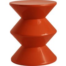 LeisureMod Round Side Table with Contemporary Double-Hourglass Design  ... - $1,290.74 MXN