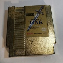 The Legend of Zelda 2 II - The Adventure of Link Gold NES - Authentic - £27.92 GBP