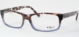 +Choc- C445 453 Demi Brown /Stone Blue UNIQUE RARE EYEGLASSES Choc 54-17... - $79.20