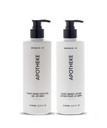 Apotheke Canvas Bath Gel &amp; Body Lotion Set 480ml Plant Based - $59.99