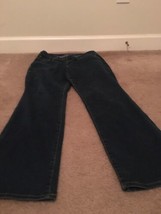 Eddie Bauer Women&#39;s Blue Jeans w Pockets Size 10 Curvy Fit - $50.49