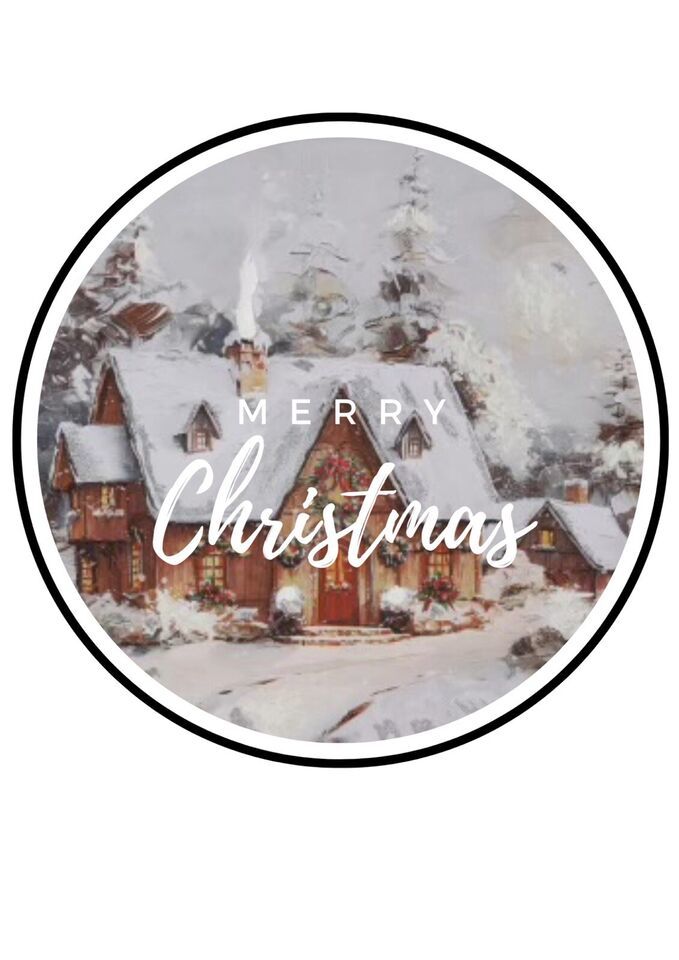 edible christmas cake toppers - $5.00