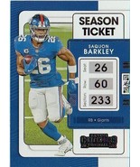 SAQUON BARKLEY 2021 PANINI CONTENDERS # 74 - $2.35 CAD
