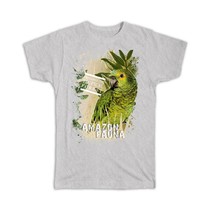 Parrot Rainforest Ecology : Gift T-Shirt Bird Nature Eco Leaves Amazon Animal Cu - £14.42 GBP