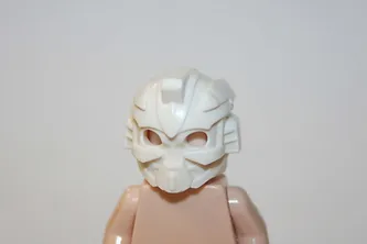 Ktoys Robot Helmet White Sci-Fi Military DIY Edition Toys Minifigure - $5.75 CAD