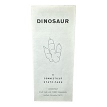 Vintage Dinosaur Connecticut State Park Travel Tourist Brochure Guide - $7.91