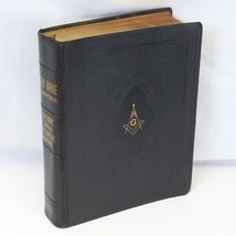 Hertel Holy Bible Red Letter Masonic Edition Cyclopedic Indexed Freemason KJV - £130.87 GBP
