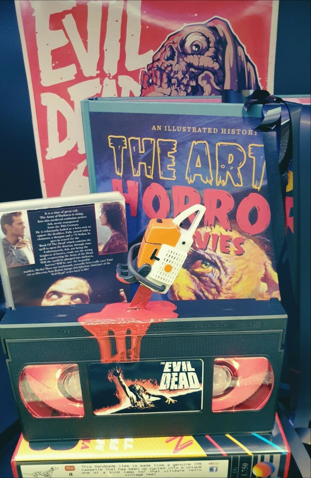 Retro VHS Lamp,Fright Night Vampire Horror, Top Quality!Amazing Gift Idea Look Item image 9