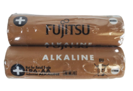 2-Pack Fujitsu Alkaline LR6 AA Battery 1.5V - £7.94 GBP